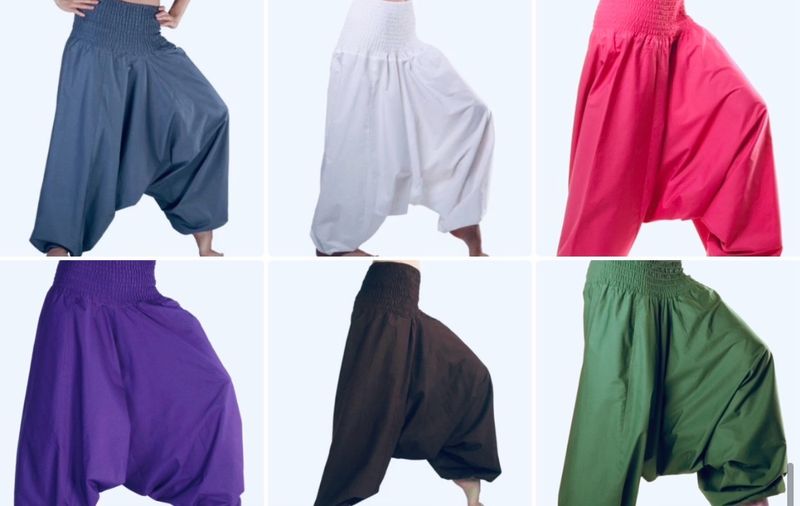 Timona Tiefschritt Hose oder Jumpsuit div. Farben One Size