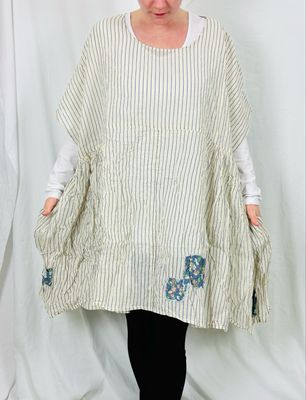 Ewa i Walla Tunika Sabine Striped Voile SS26 44194 One Size