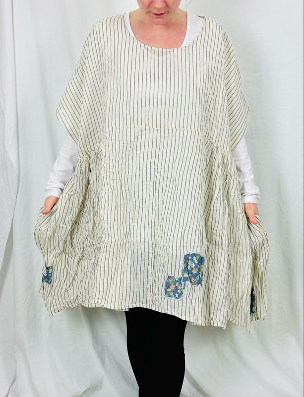 Ewa i Walla Tunika Sabine Striped Voile SS26 44194 One Size