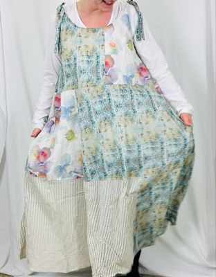 Ewa i Walla Kleid Norine Checked Voile 55957 SS26