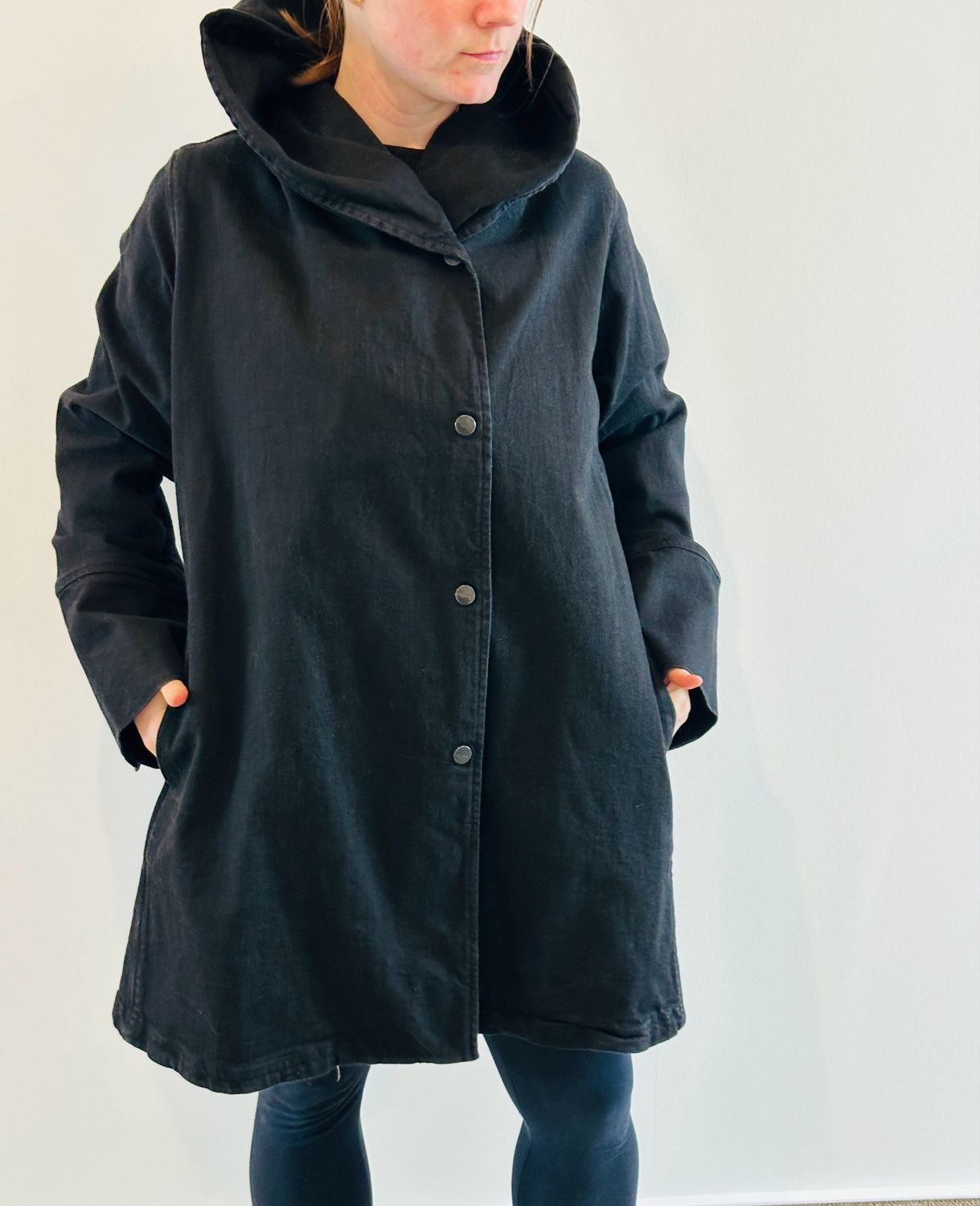 Rauffauf Abelie Cotten Detox Denim Schwarz M - L