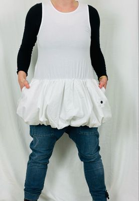 Pluslavie/PLÜ Rager Top Wihte SS26 5084