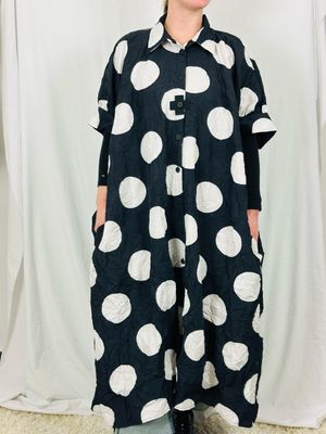Pluslavie/PLÜ Long Shirt One Size Blackwhitedots SS26 4025