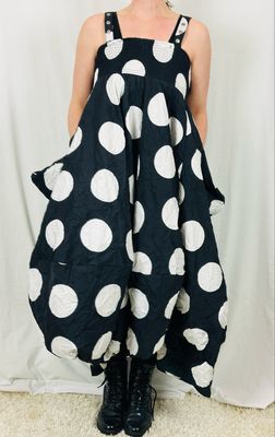 Pluslavie/PLÜ Short T Dress Luxetr Blackwhitedots SS26 1152