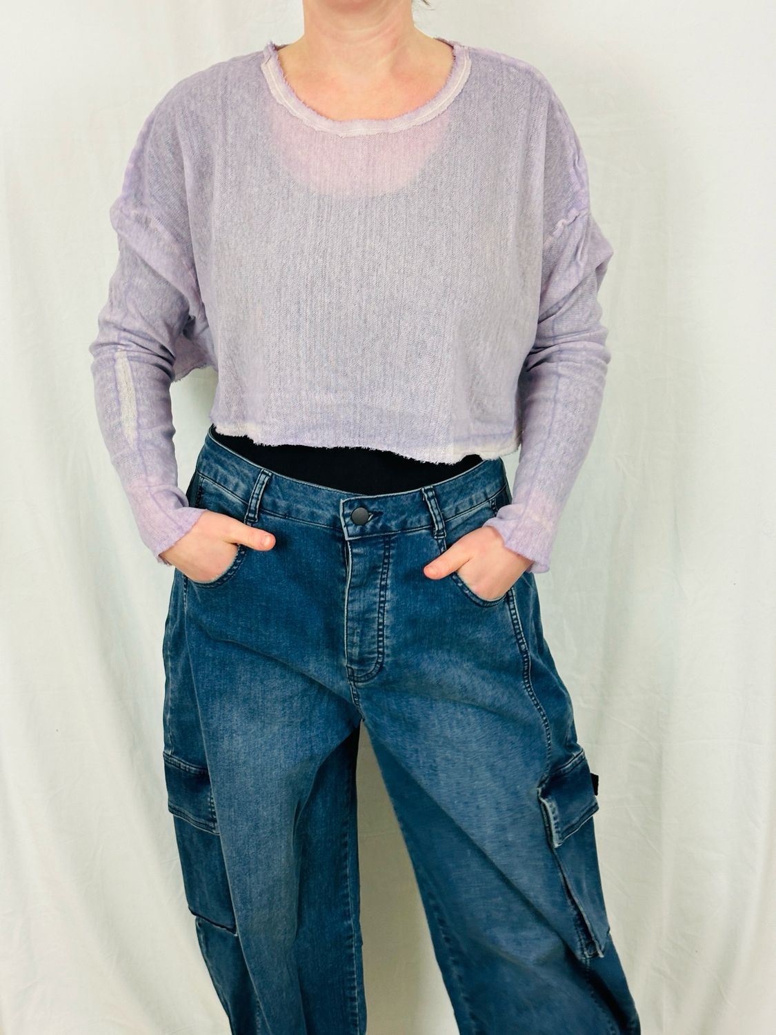 Pluslavie/PLÜ Snuggle Shirt Mash One Size Vio SS26 5070