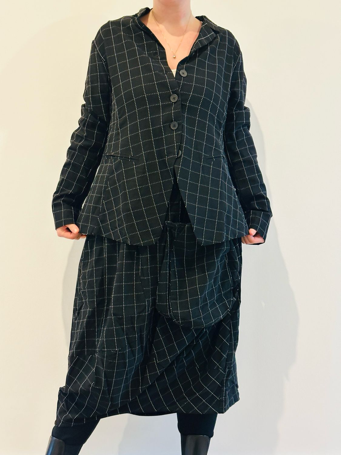Rundholz Black Label Jacke Black Check