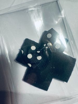 Pluslavie/PLÜ Patsch One Size Black With Bow 0001