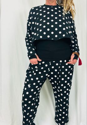 Pluslavie/PLÜ Snuggel Blackwhitedots 5080 SS26 Pluslavie/PLÜ Snuggel Blackwhitedots 5080 SS26