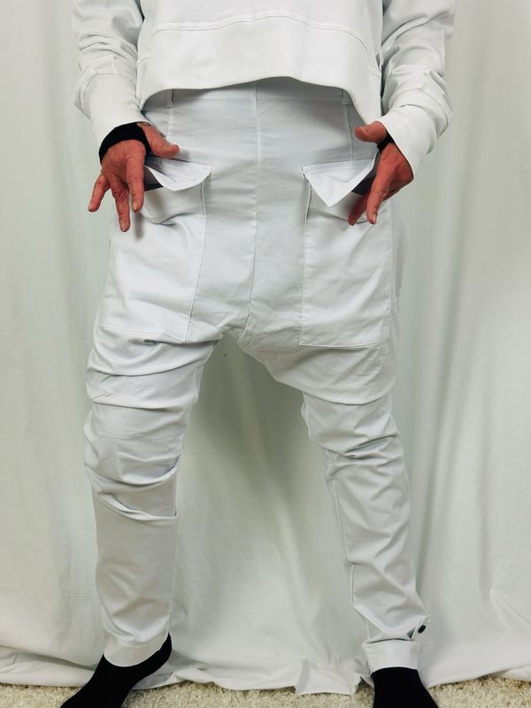 Pluslavie/PLÜ Pocket Pant White SS26 10008