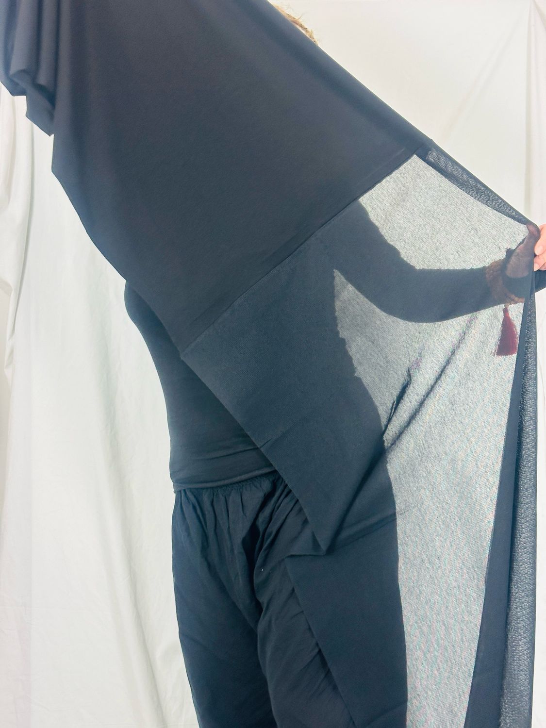 Pluslavie/PLÜ Mash Scarf Black One Size SS26 1763