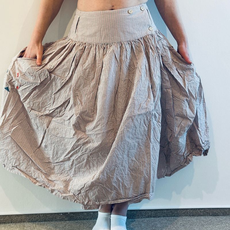 Ewa i Walla Jannika Rock SS26 Checked Cotten 22322 One Size