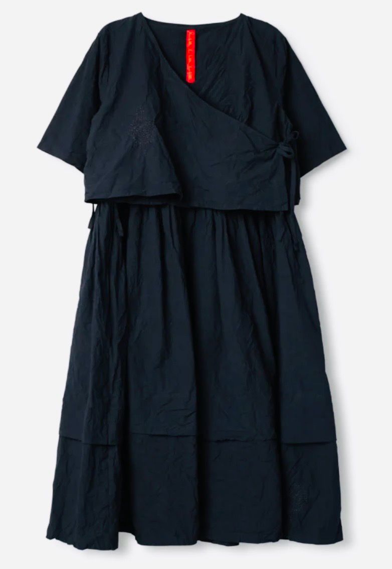 Ewa i Walla Kleid Riona Black  Cotten SS26 55940