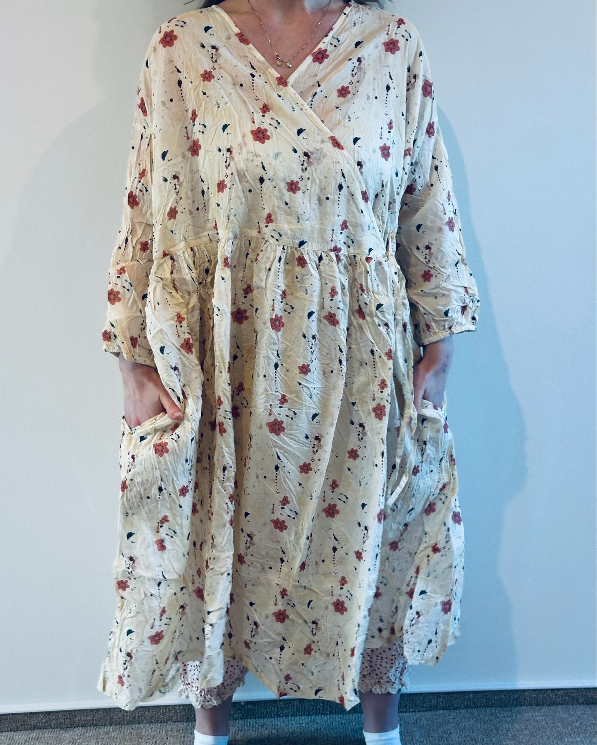 Ewa i Walla Kleid Virva SS26 55951 Flower Voile