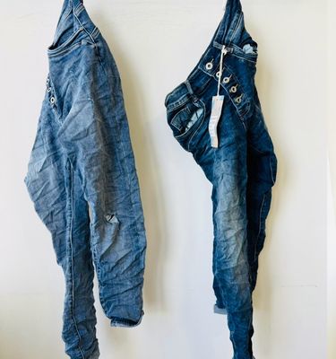 Melly &amp; Co Jeans Blue M - XL 5 Knopf