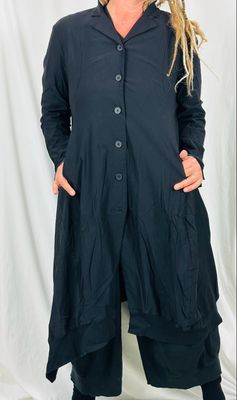 Rundholz Black Label Mantel Black SS26 Rundholz Black Label Mantel Black SS26