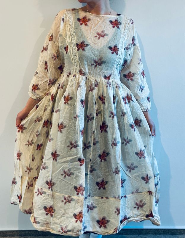 Ewa i Walla Kleid 55963 Bengta SS26 Flower Organdie Cotten