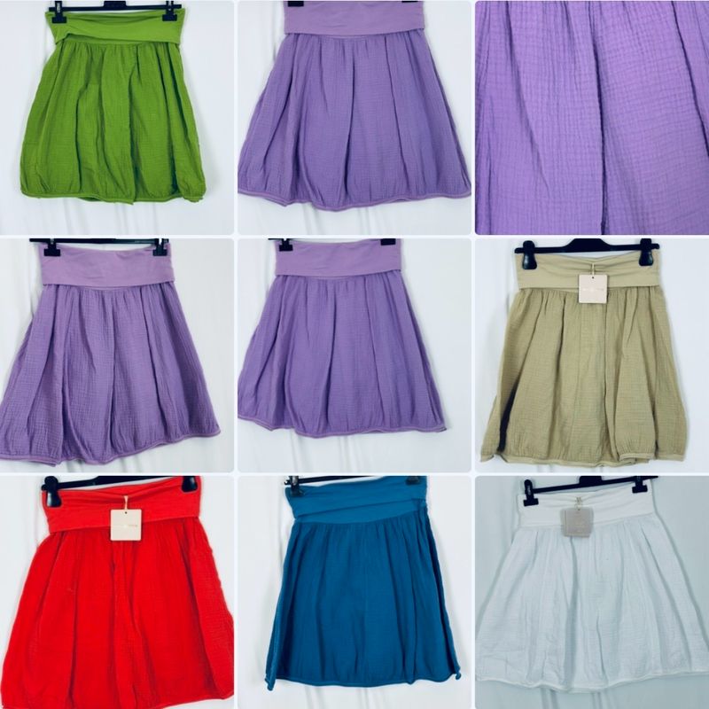 Julia Wang Ballonrock Uni Musselin One Size div. Farben