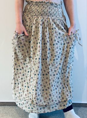 Ewa i Walla Aini Rock 22370 One Size Beige Flowers Cotten Nachhaltigkeit