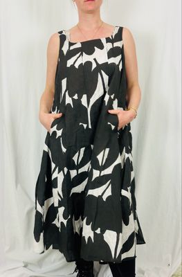 Rundholz Black Label Kleid Black Print SS26 3550907