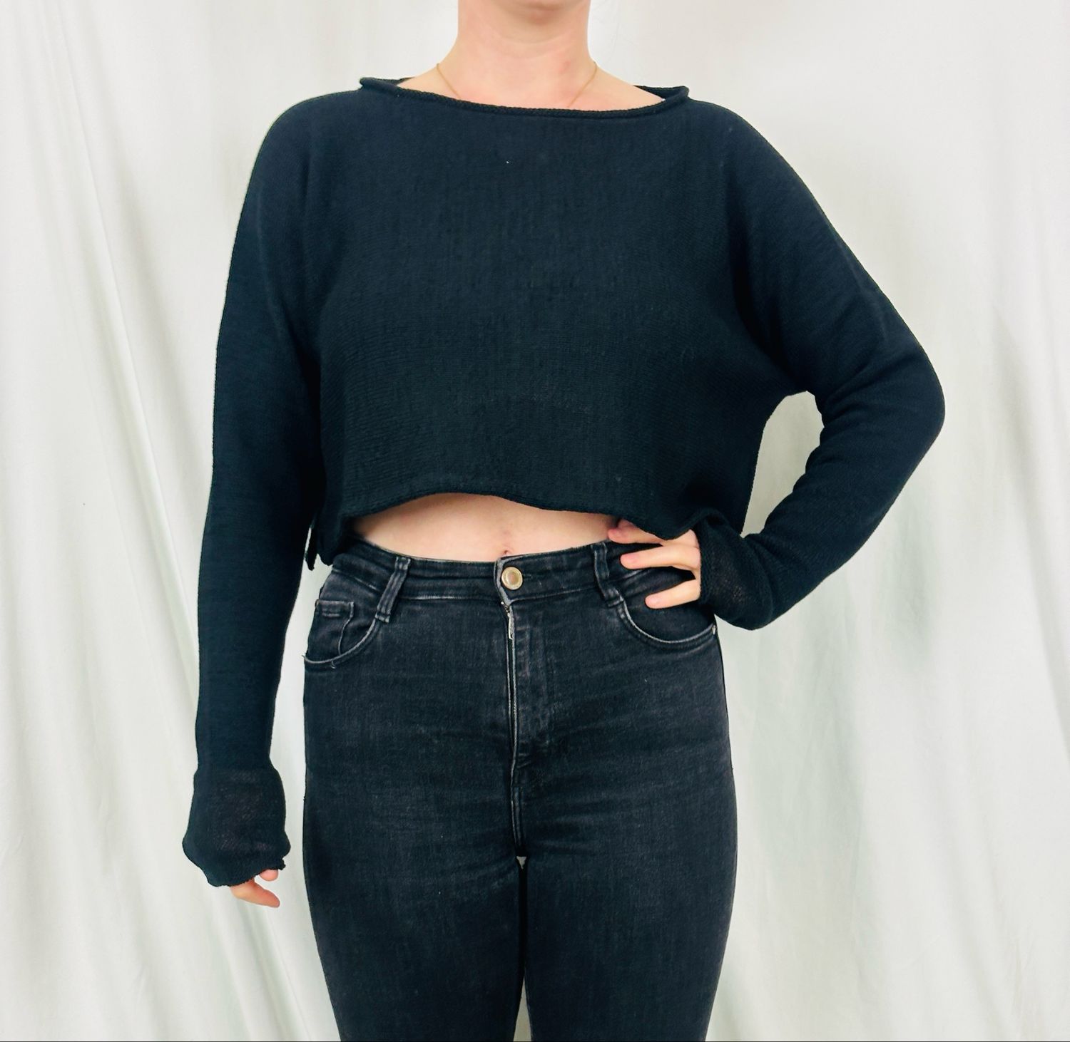 Rundholz Black Label Pullover 3720706 Black SS26