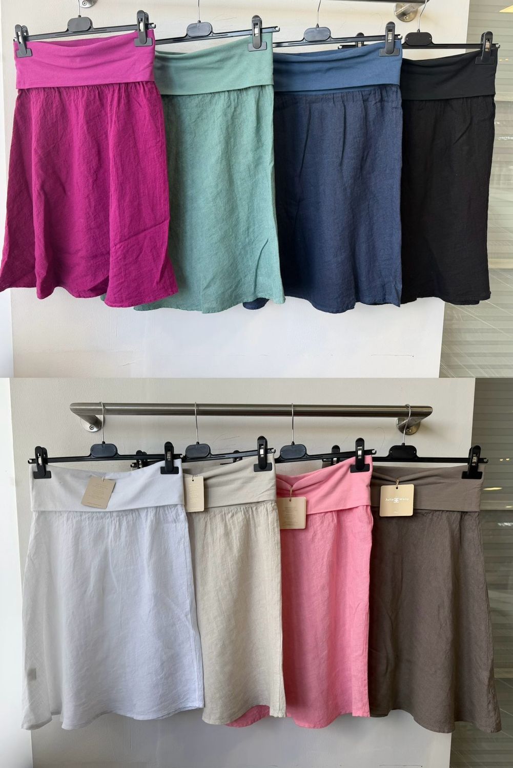 Julia Wang Rock A Line Leinen One Size 32 - 38 div. Farben