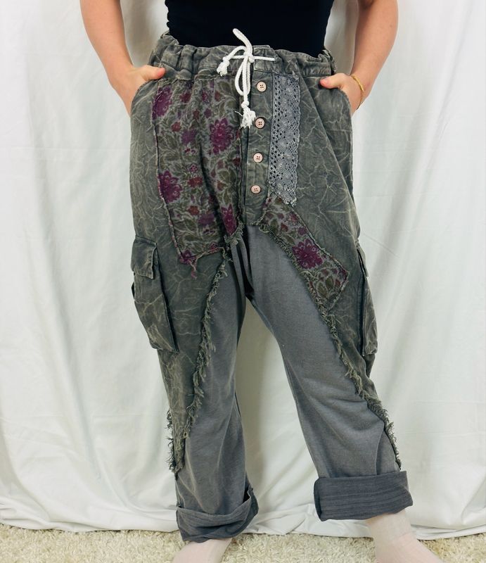 JLS  Designer Hose One Size Baumwollen Boho