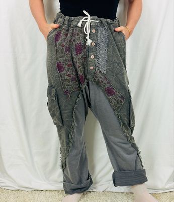 JLS  Designer Hose One Size Baumwollen Boho