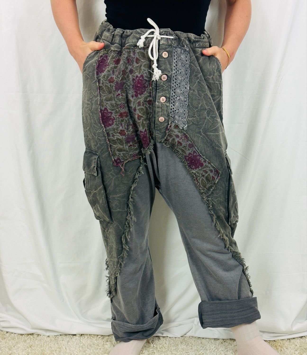 JLS  Designer Hose One Size Baumwollen Boho