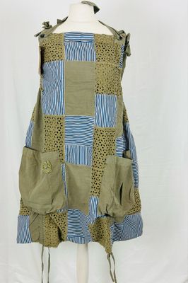 JLS Latzrock Baumwolle One Size Vintage