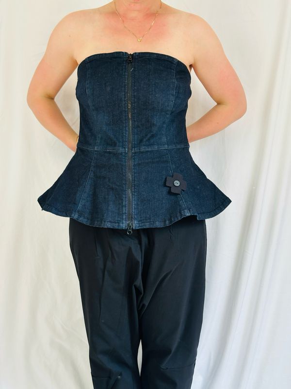 Pluslavie/PLÜ Blue Shape Darkblue Top 4037 AW26