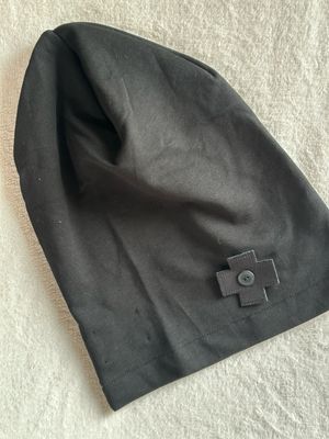 Pluslavie/PLÜ Long Beanie One Size Black 1766 AW26