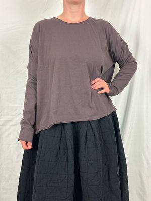 Ewa i Walla Tee Shirt Idra 44225 AW26 Jersey Grey Mauve