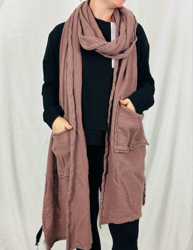 Rundholz Black Label Strickschal 100% Wolle div. Farben One Size 226A/W26