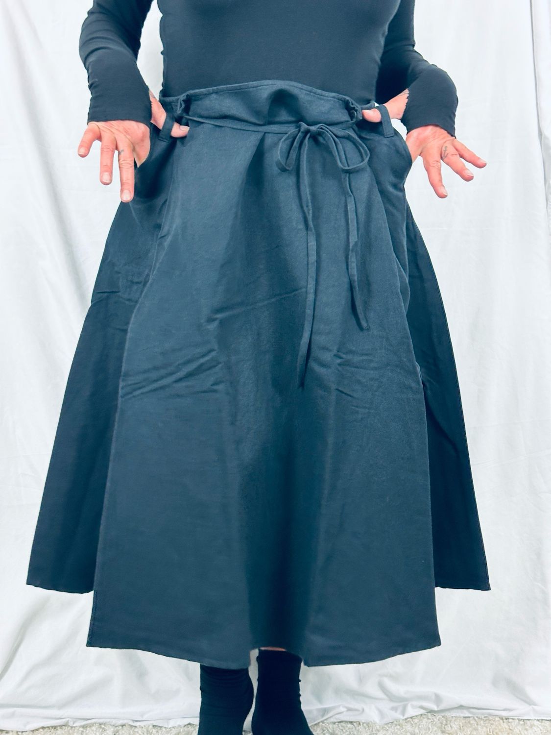 Ewa i Walla Rock Garbo Twill 22355 AW26 Black