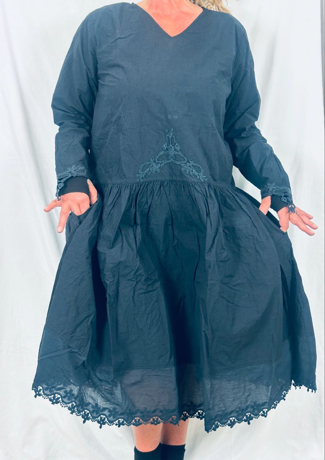 Ewa i Walla Kleid Cia Cotten 55969 AW26 Black
