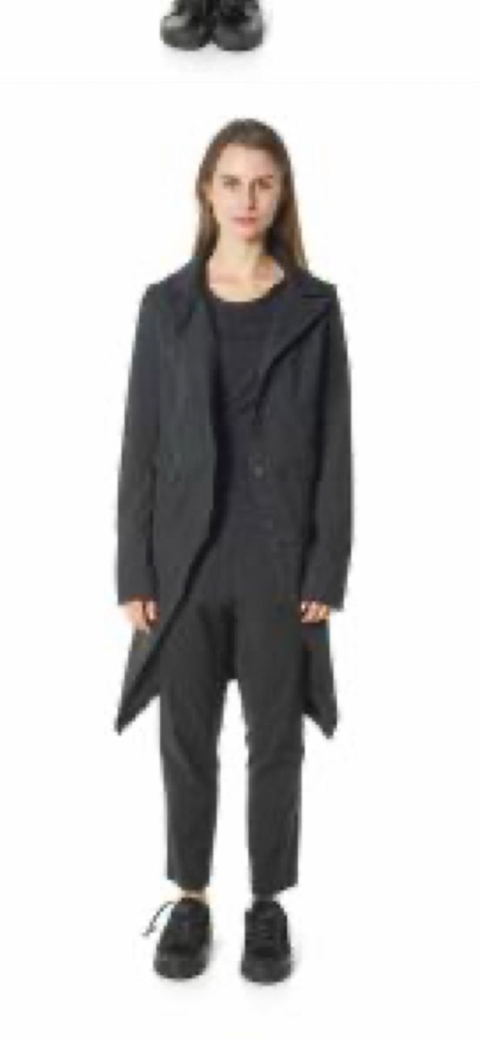 Rundholz Black Label Mantel Forest Stripe 3411217 AW26
