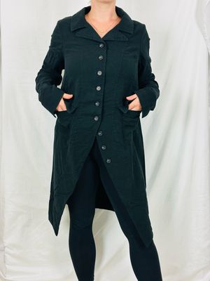 Rundholz Black Label Mantel Forest Stripe 3411217 AW26 Rundholz Black Label Mantel Forest Stripe 3411217 AW26