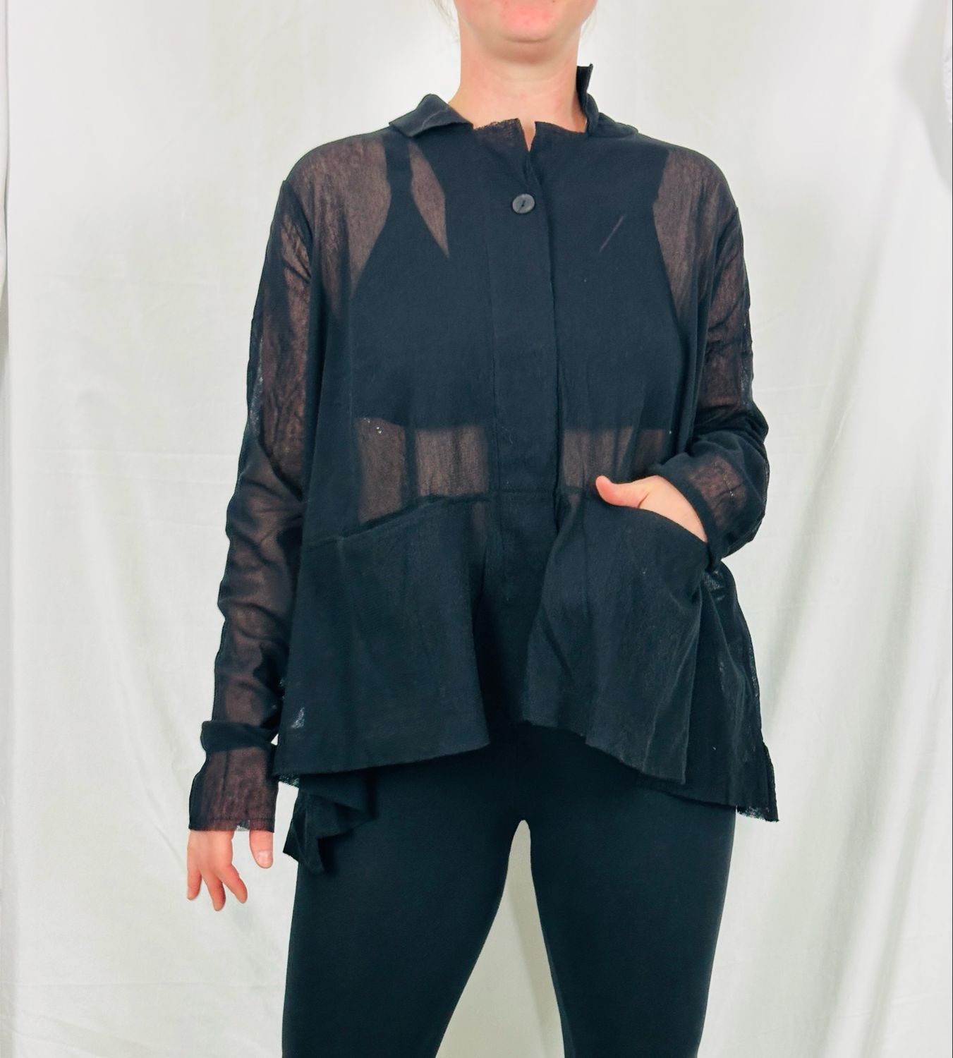 Pluslavie/PLÜ Homey Mesh One Size Black 8069 AW26