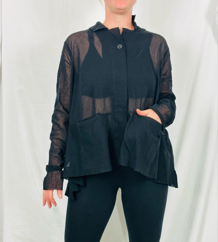 Pluslavie/PLÜ Homey Mesh One Size Black 8069 AW26