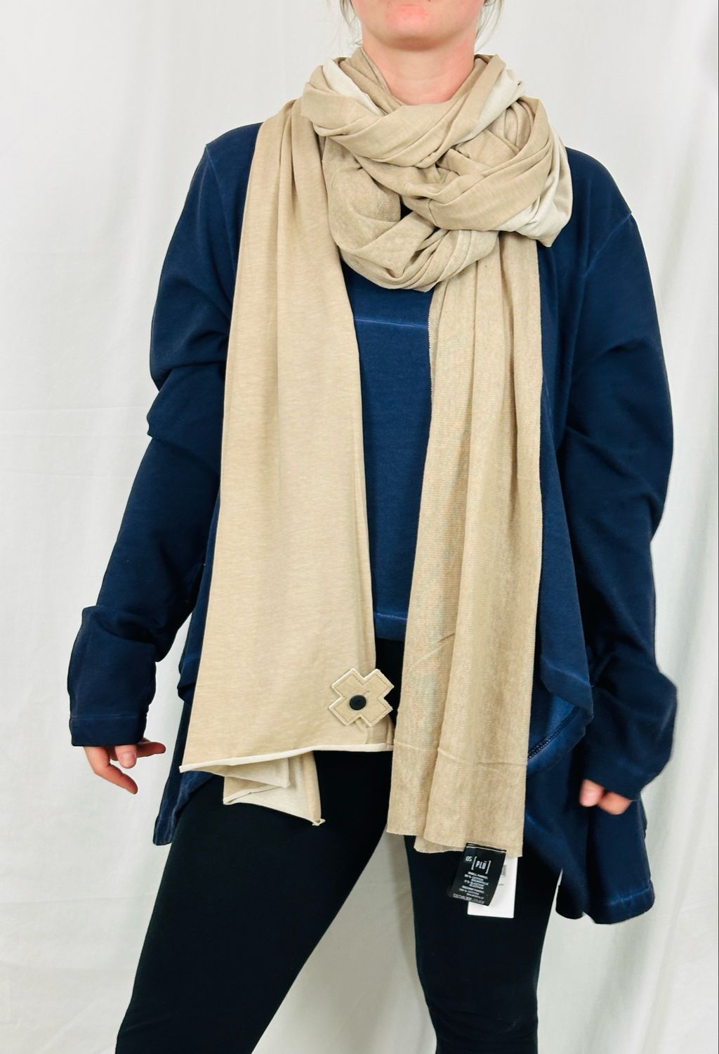 Pluslavie/PLÜ Mesh Scarf Desert One Size 1763 AW26
