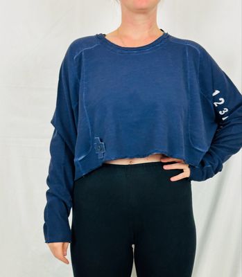 Pluslavie/PLÜ Shortshortsweattr One Size Ocean Print 2137 AW26