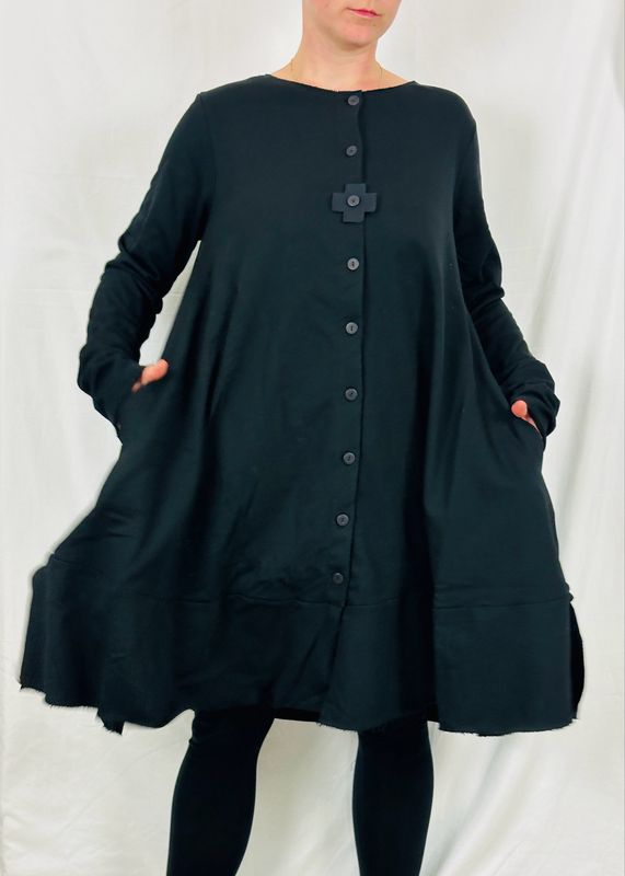Pluslavie/PLÜ Backpack Sweat Coat Black 2124 AW26