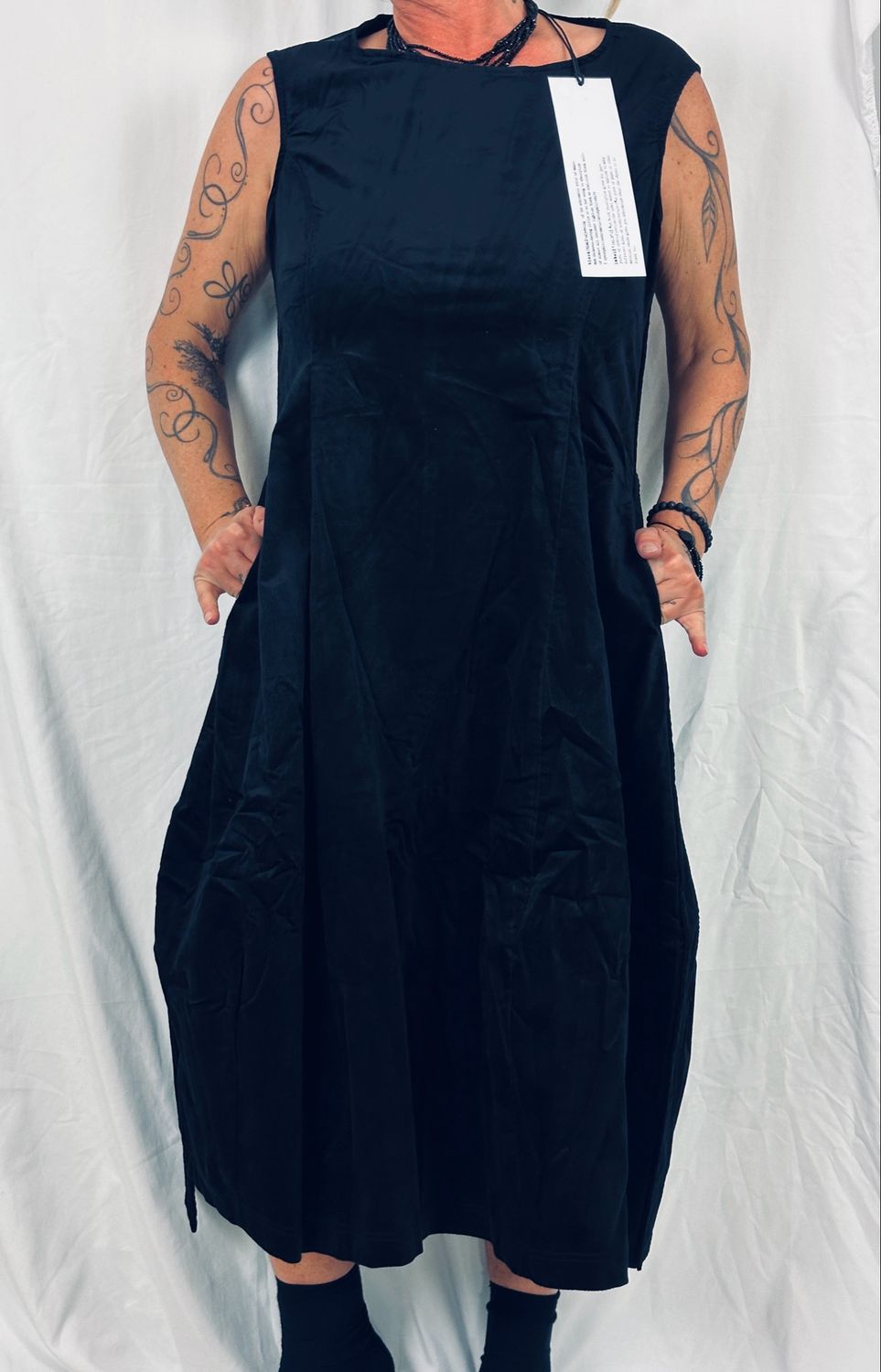 Rundholz Black Label Ballonkleid Feincord Black 3230916 AW26 M