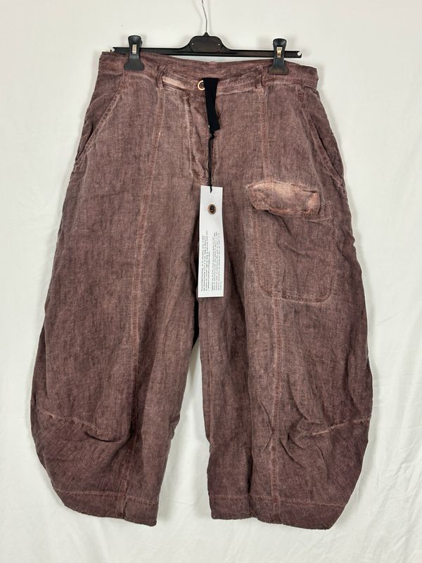 Rundholz Black Label Hose Leinen Cry Cloud 3530111 AW26 L Rundholz Black Label Hose Leinen Cry Cloud 3530111 AW26 L