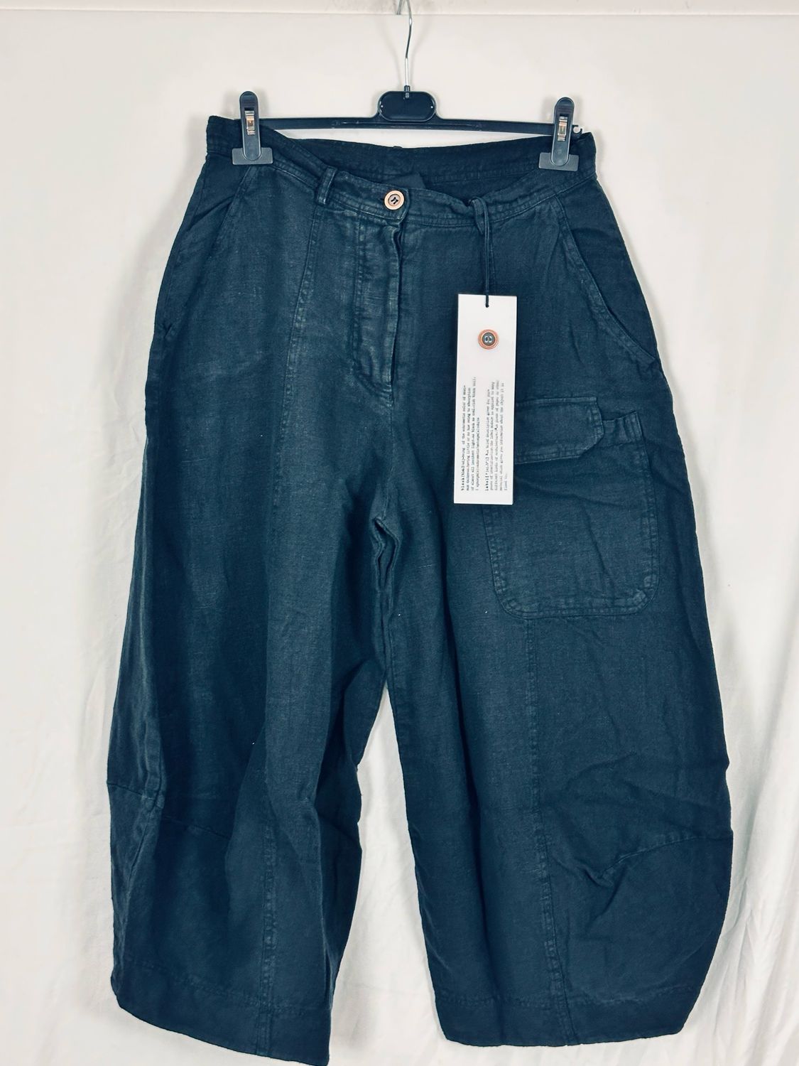 Rundholz Black Label Hose Black Leinen 3530101 AW26 M