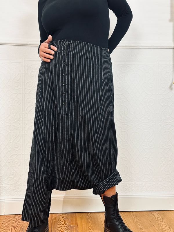 Ewa i Walla Hose Herta Cotten Woll Black AW26 11452