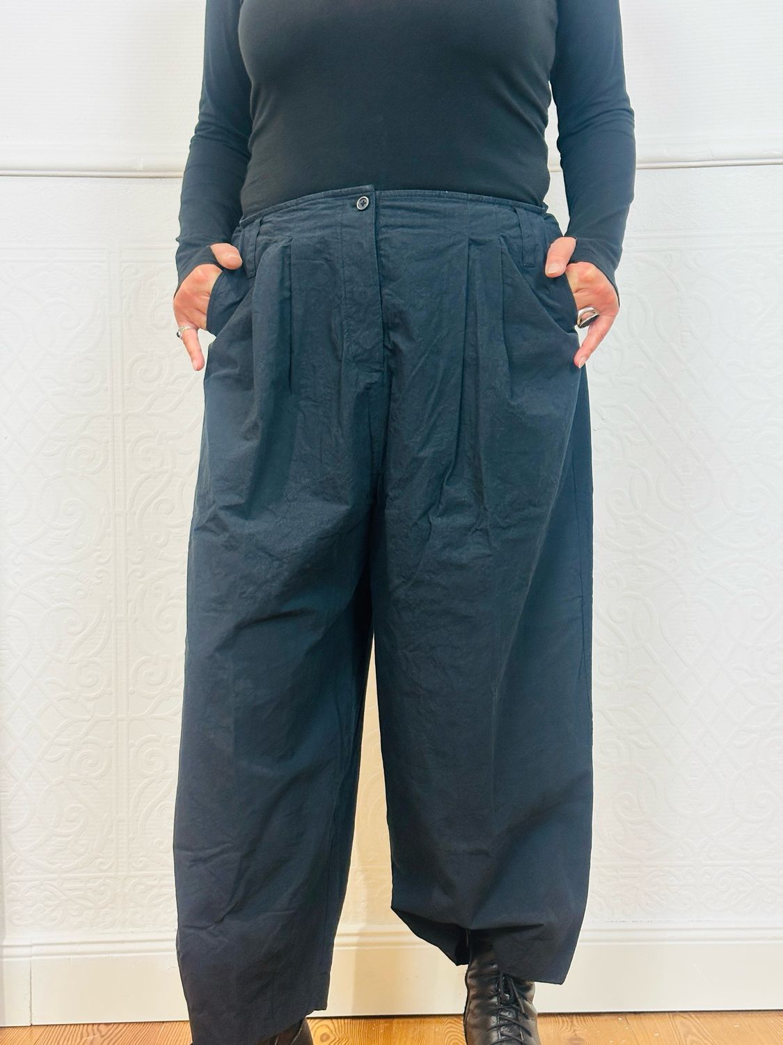 Ewa i Walla Hose Botvi Black Greig Cotten AW26 11447