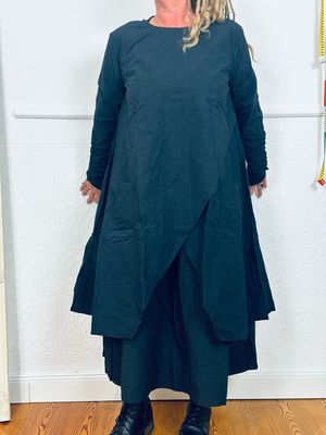 Ewa i Walla Bluse Henrietta Black Cotten AW26 44218 Ewa i Walla Bluse Henrietta Black Cotten AW26 44218