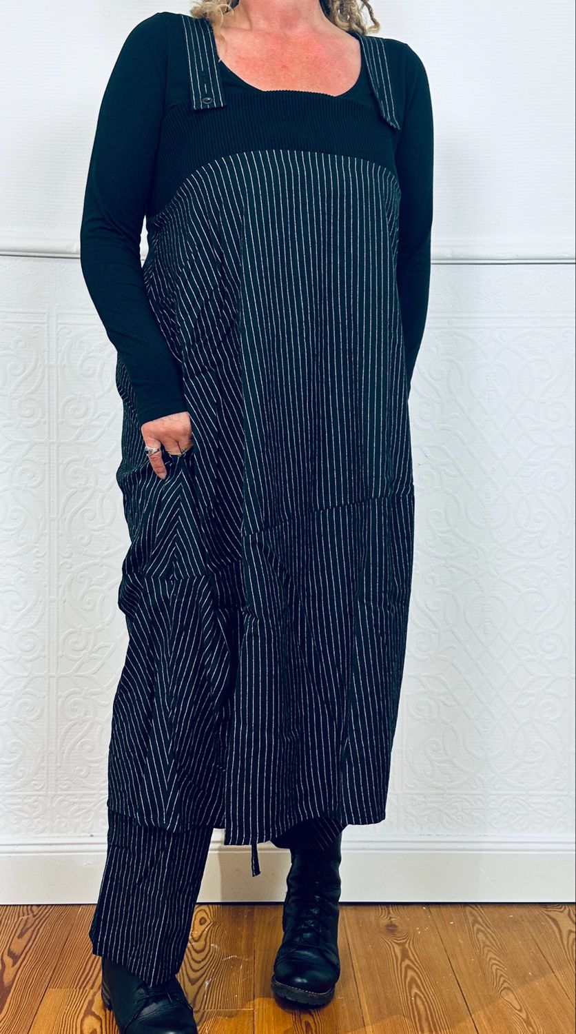 Ewa i Walla Rock / Kleid Hedda AW26 Cotten Woll 55988 Black XL