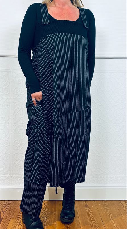 Ewa i Walla Rock / Kleid Hedda AW26 Cotten Woll 55988 Black